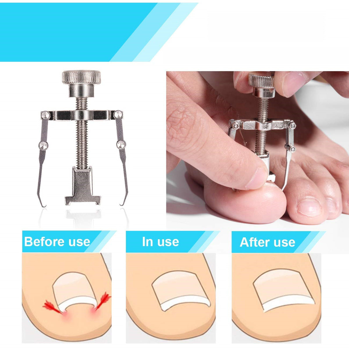 Stainless Steel Nail Clipper Set with 12 Tools