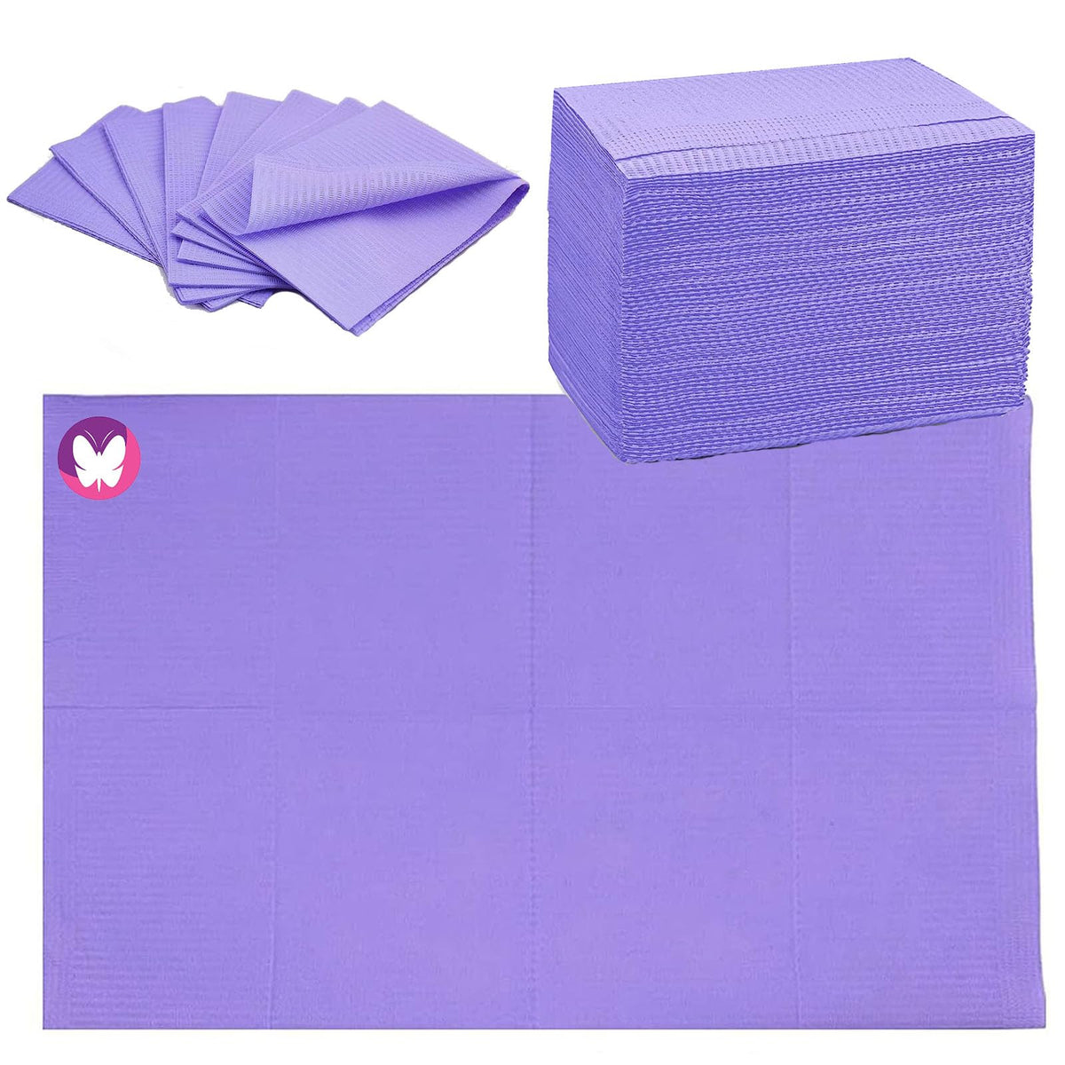 GoLashFun Disposable Nail Mats for Acrylic Nail Tech Haves50PCS Disposable Nail Art Table Towels