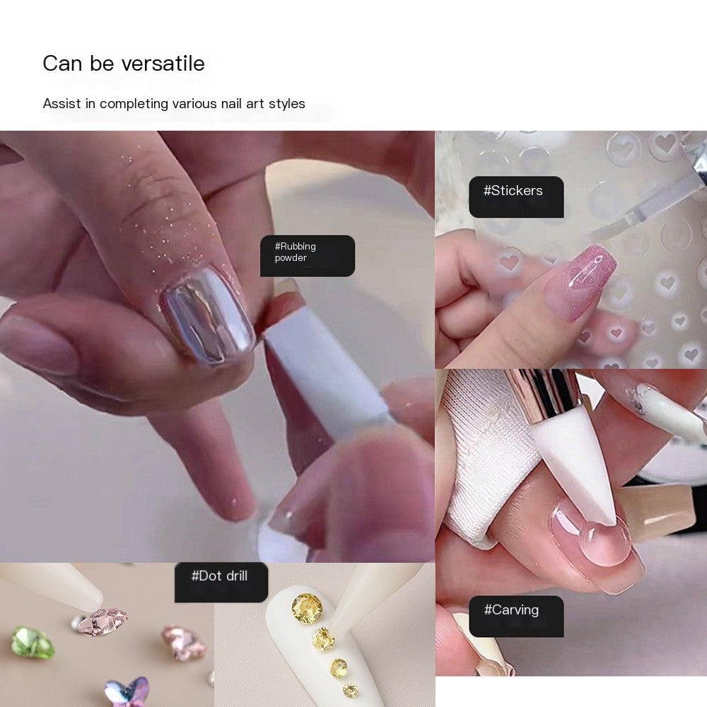 Dual-Head Dotting Wax Pencil Set for Nail Art Tools