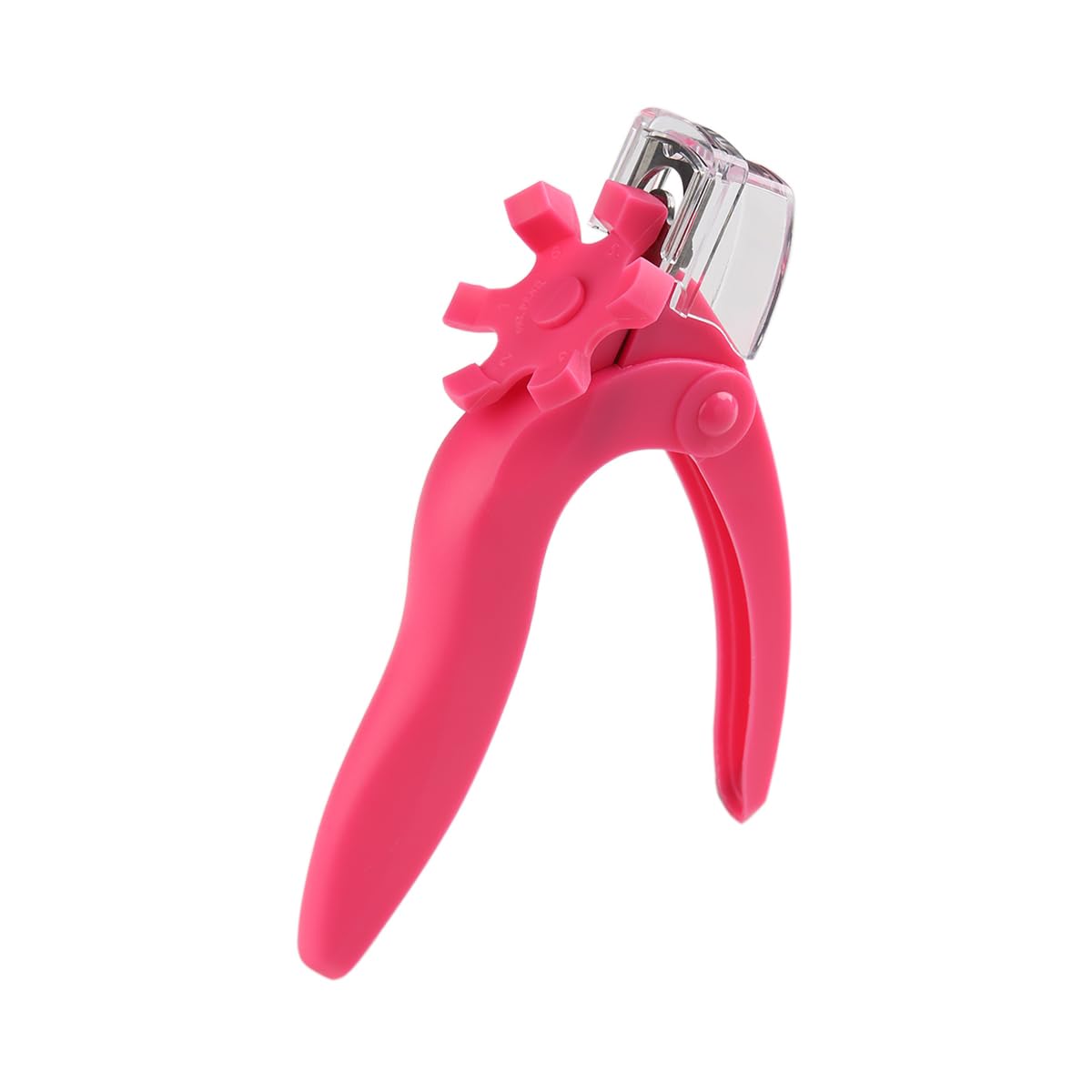 Adjustable Nail Acrylic Nail Cutter Hot Pink Cutters for Fake Nail Tips