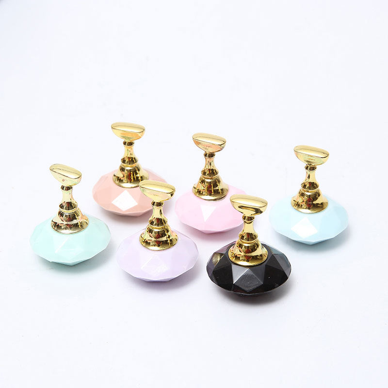 Nail Practice Display Stand with Lotus Base