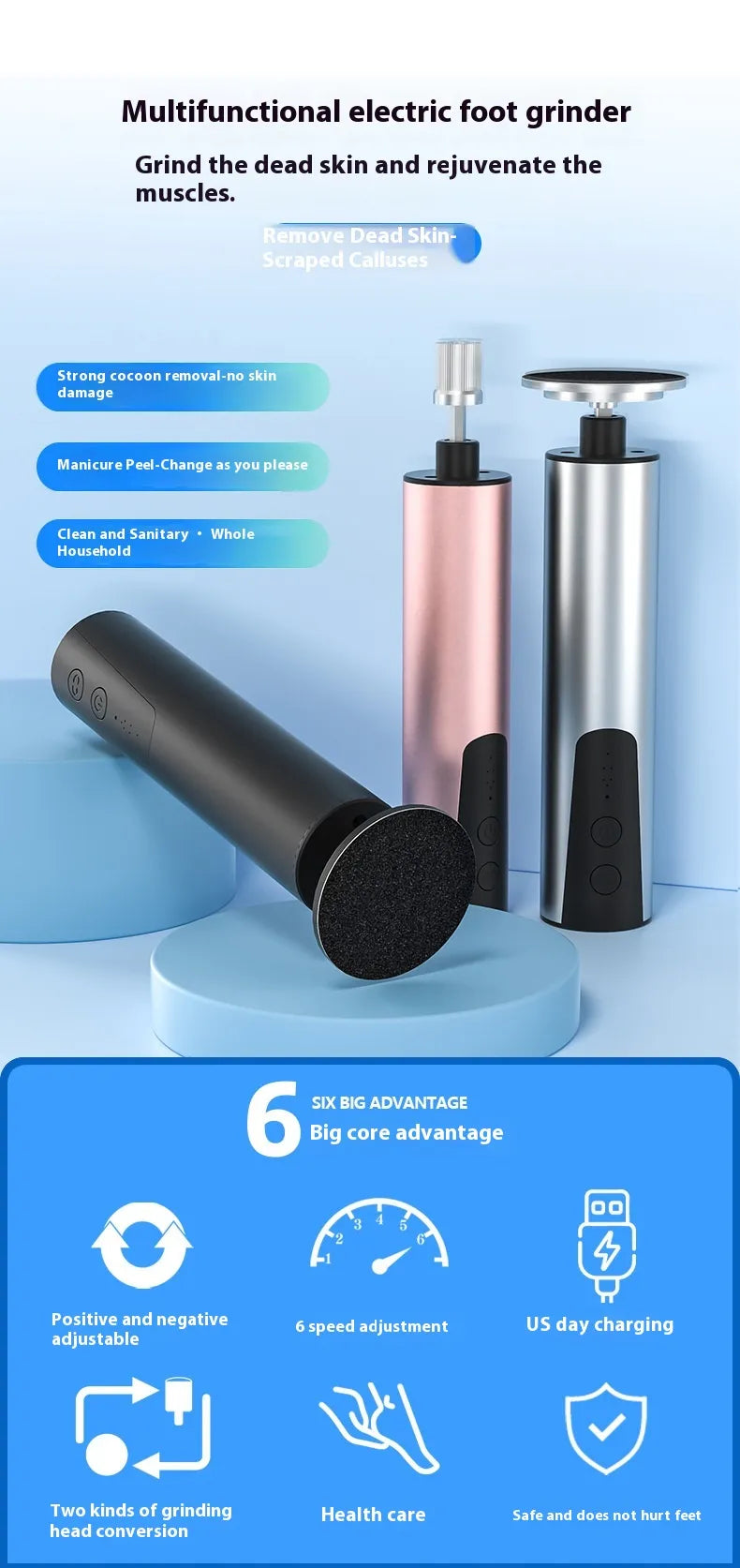 All-in-One Electric Nail Grinder