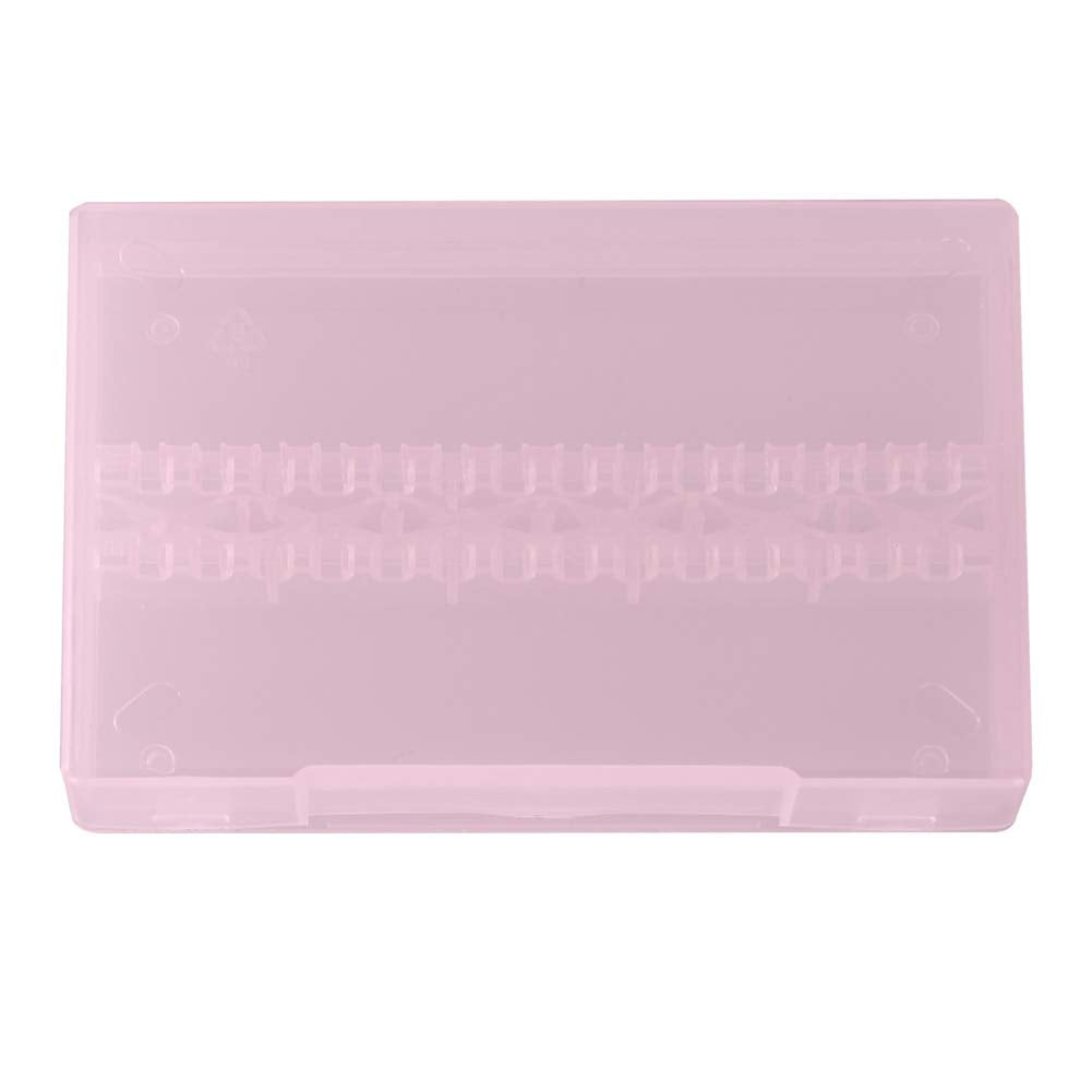 Nail Bit CaseNail Drill BoxPortable 14 Holes Nail Drill storage box