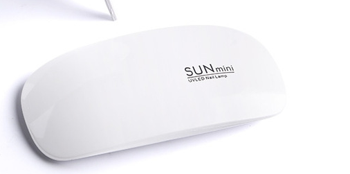 Mini Nail Machine with LED Light and Tools