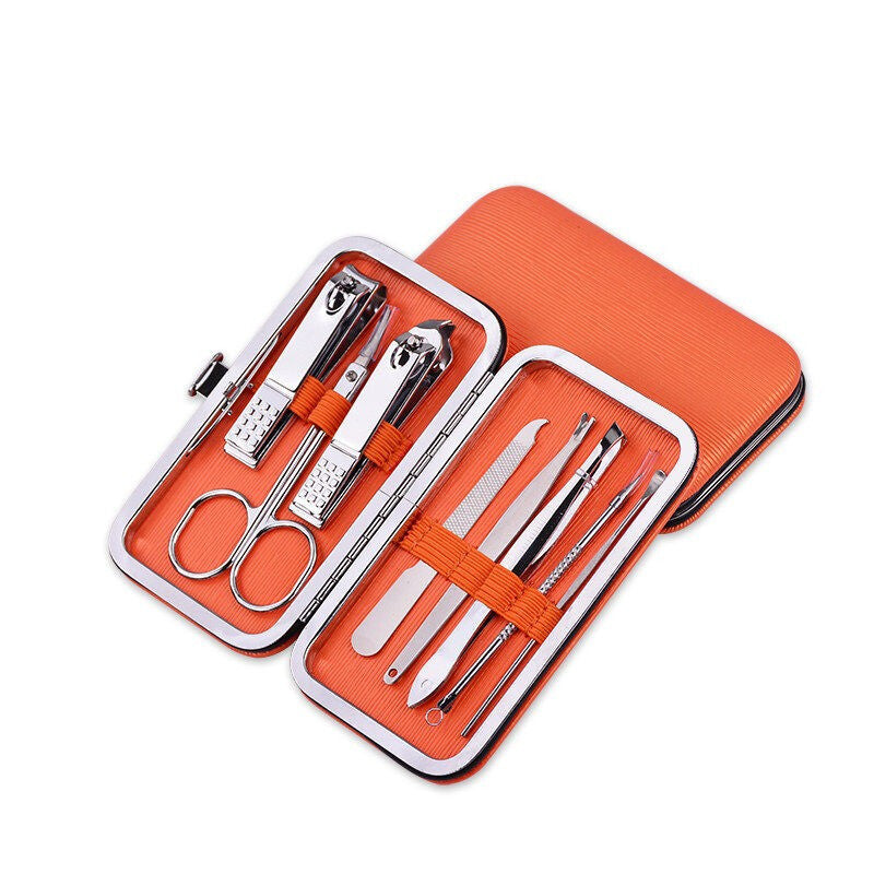 Nail Clipper Set - Stainless Steel Manicure Tools SILVER