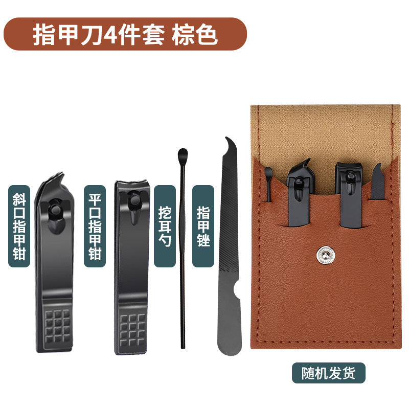Nail Clipper Set - Stainless Steel Manicure Tools SILVER