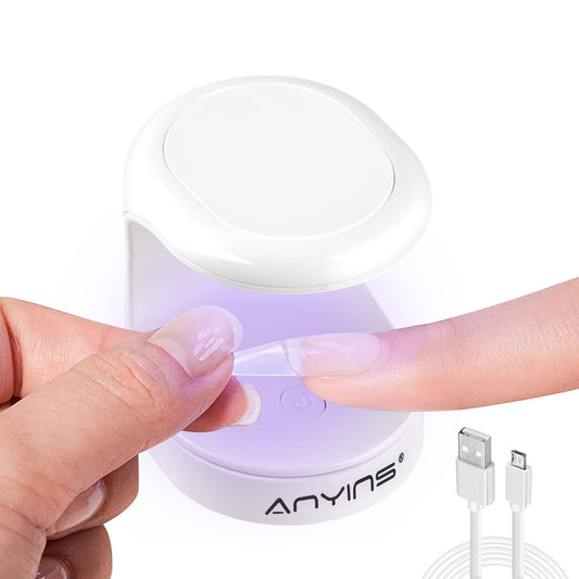 Mini UV Light lamp ANYINS Nail Lamp Portable UV Nail Lamp 16W white