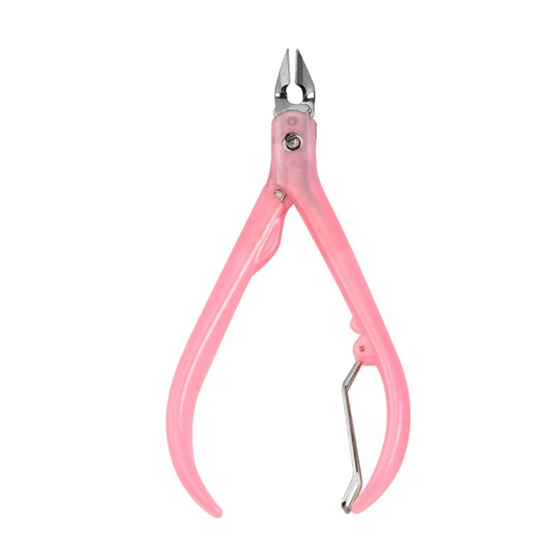 Stainless Steel Nail Clipper with Plastic Handle