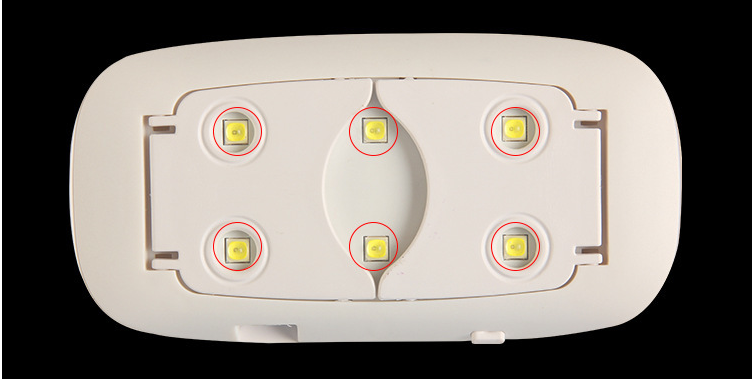 Mini Nail Machine with LED Light and Tools