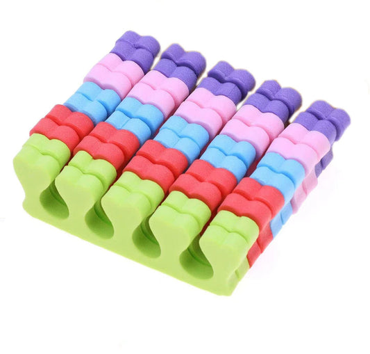 50pcs Toe Separators Finger Dividers (25 Pairs) Disposable Pedicura