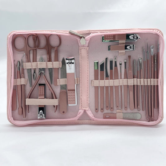 30-Piece Nail Care Set with Clippers and Tools