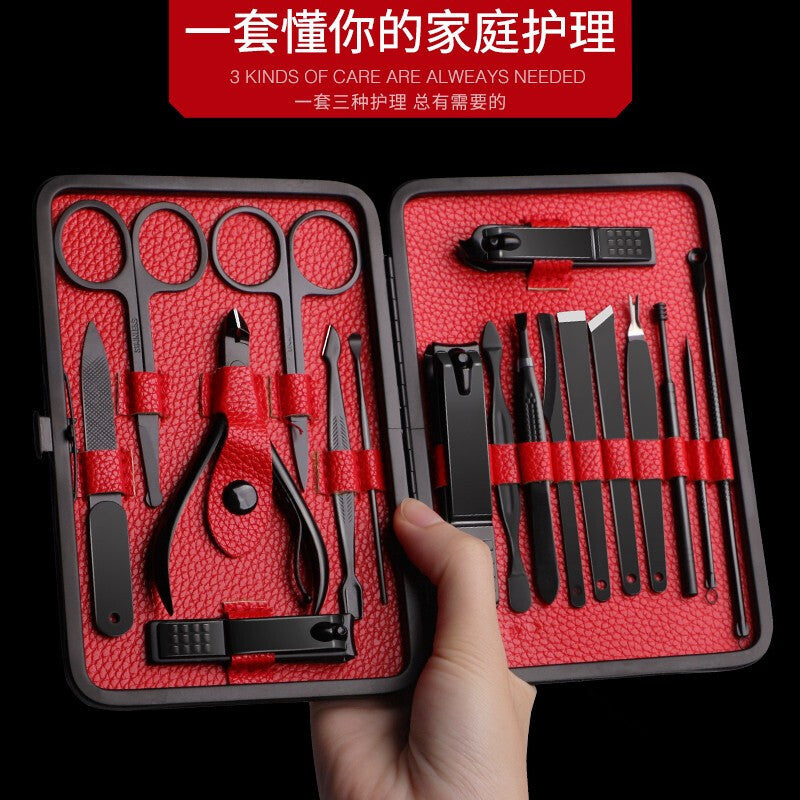 Nail Clipper Set - Stainless Steel Manicure Tools SILVER