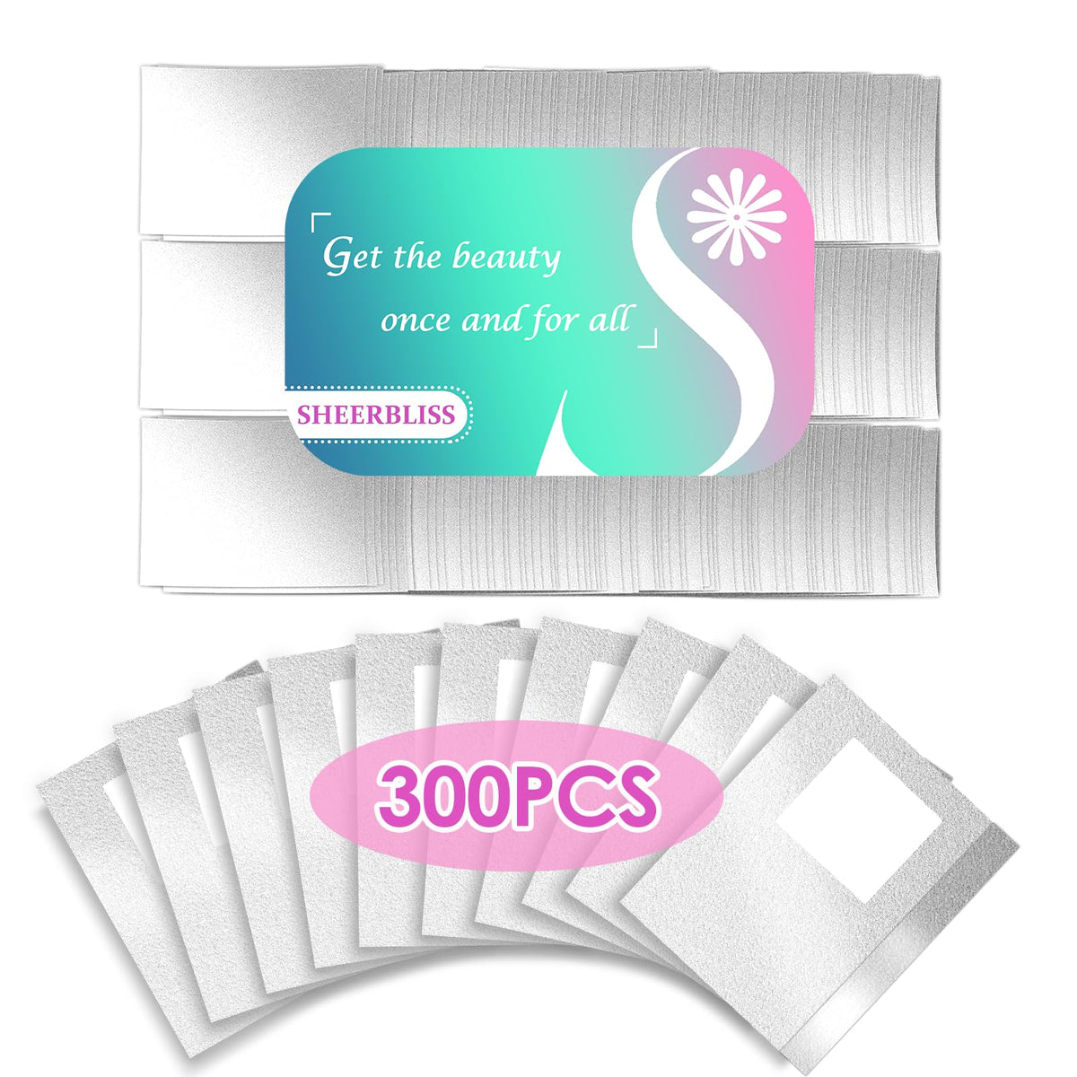 Nail Foil Wraps 300PCS Foil Wraps for Nail RemovalGel Nail Polish Remover Foil Wraps for NailsSoak off Gel Remover With Large Cotton Pads