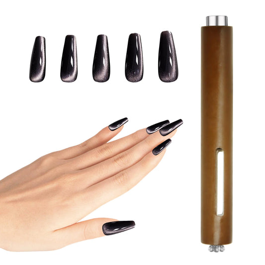 3 in 1 Cat Eye Magnet for Nails Cigar Shape Cat Eye Nail Magnet