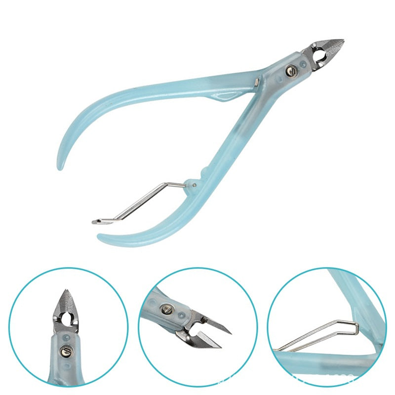 Stainless Steel Nail Clipper with Plastic Handle