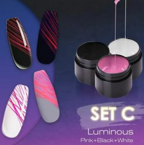 Spider Nail Gel Luminoso UV | Gel Araña para Nail Art