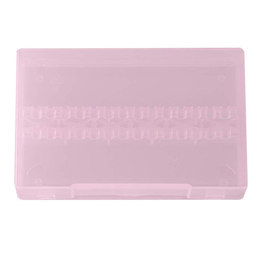Nail Bit CaseNail Drill BoxPortable 14 Holes Nail Drill storage box