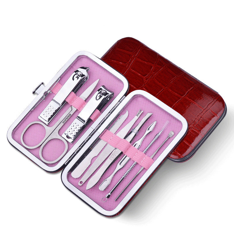 Nail Clipper Set - Stainless Steel Manicure Tools SILVER