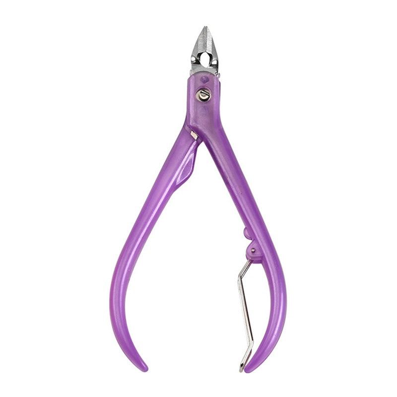 Stainless Steel Nail Clipper with Plastic Handle