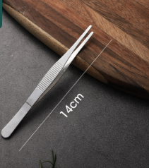 Straight Nail Tweezers - Reusable Tool for Decorations