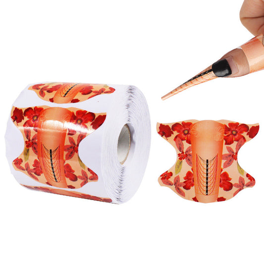 Gold Horseshoe Nail Forms - 500 Pieces Wholesale
