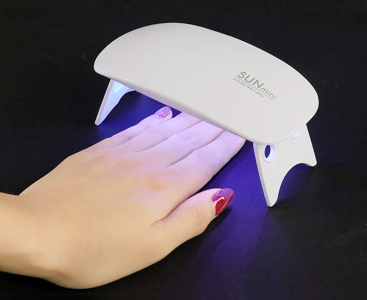 Mini Nail Machine with LED Light and Tools