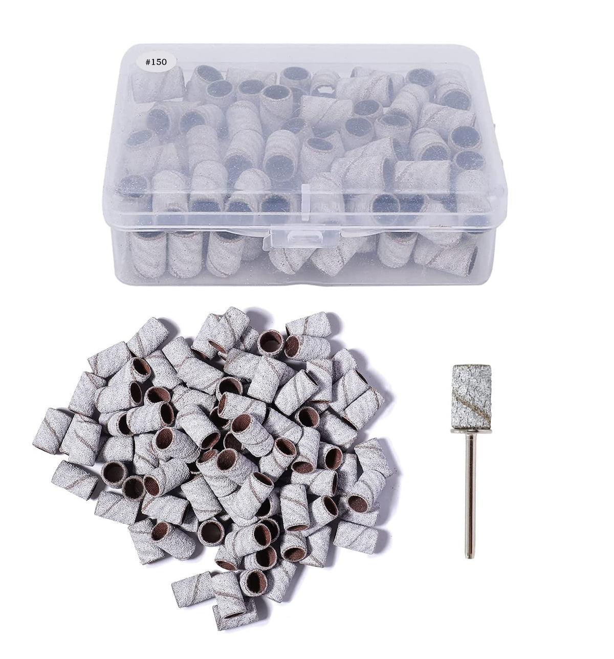 Bandas de Lija para Torno de Uñas con Estuche x100