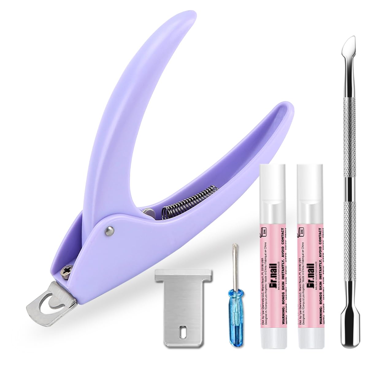 Dr.nail Professional Adjustable Acrylic Nail Cutter Nails Clipper Fake Nail Clippers