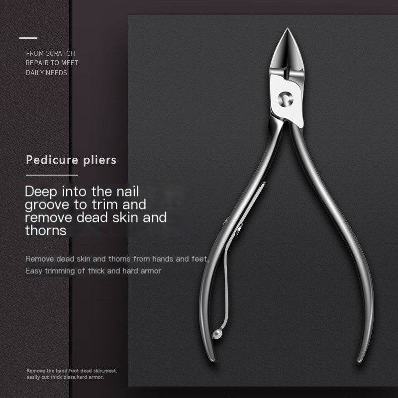 Nail Clipper Set - Stainless Steel Manicure Tools SILVER