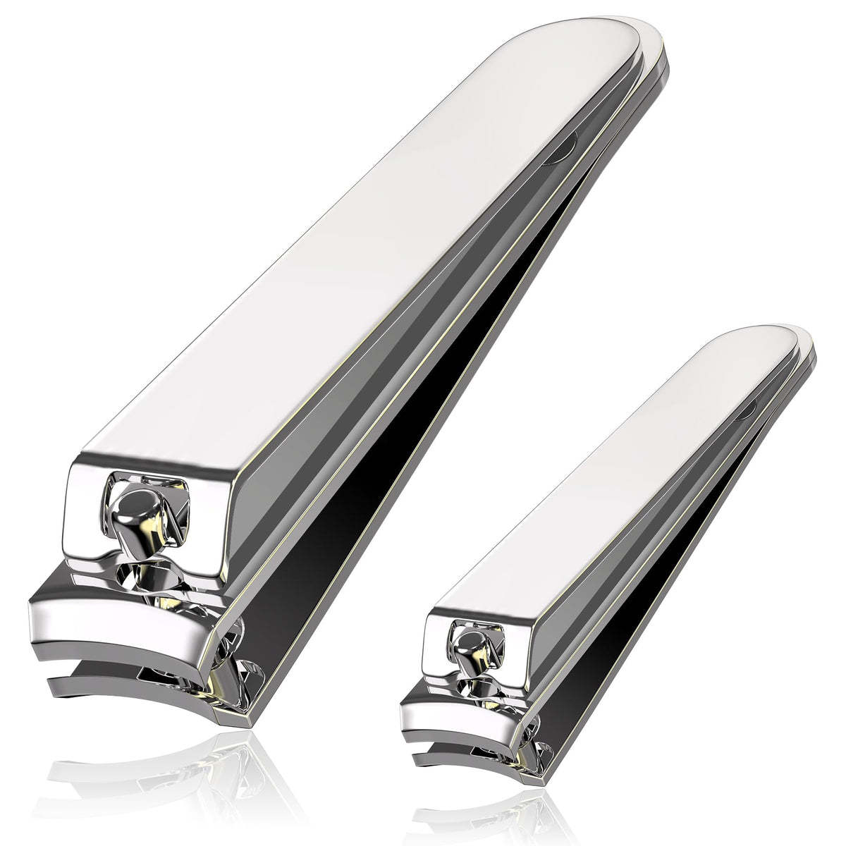 Set Profesional de Cortauñas para Manos y Pies con Lima — Plateado