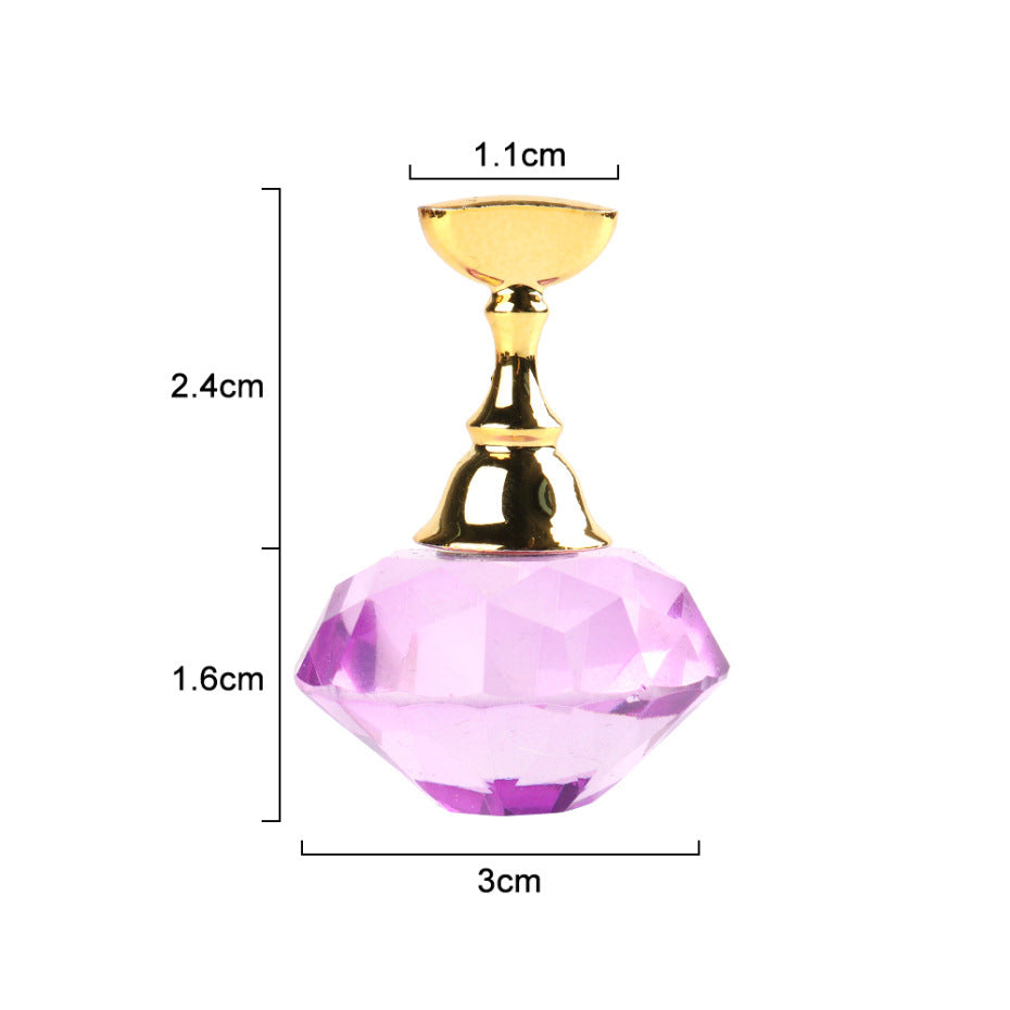 Nail Practice Display Stand with Lotus Base