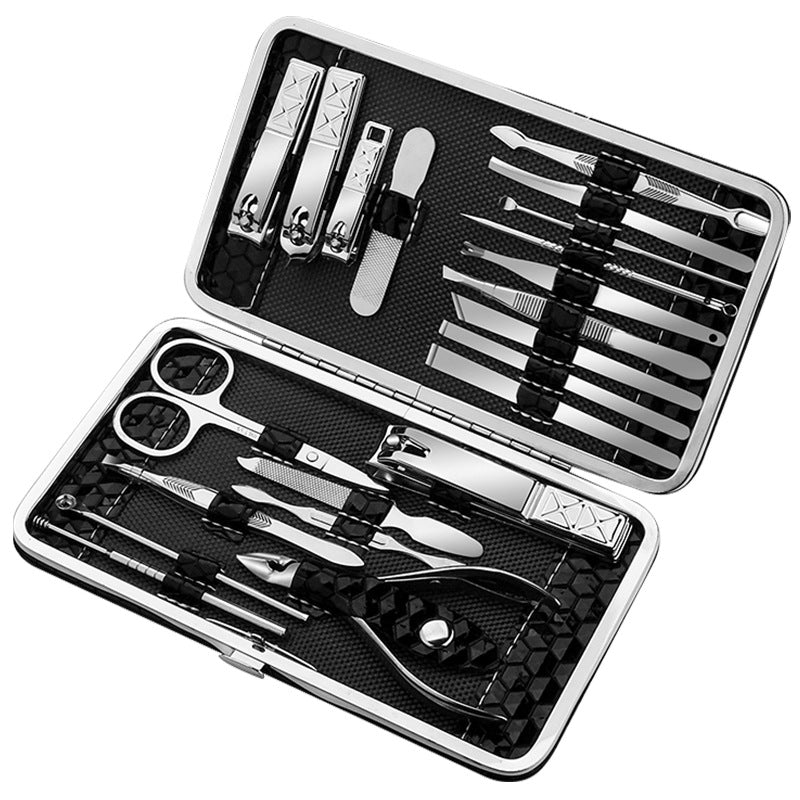Nail Clipper Set - Stainless Steel Manicure Tools SILVER