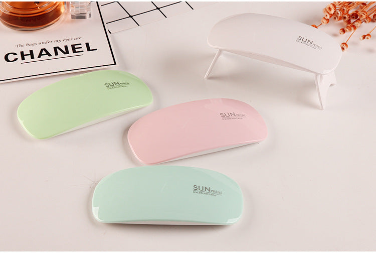 Mini Nail Machine with LED Light and Tools