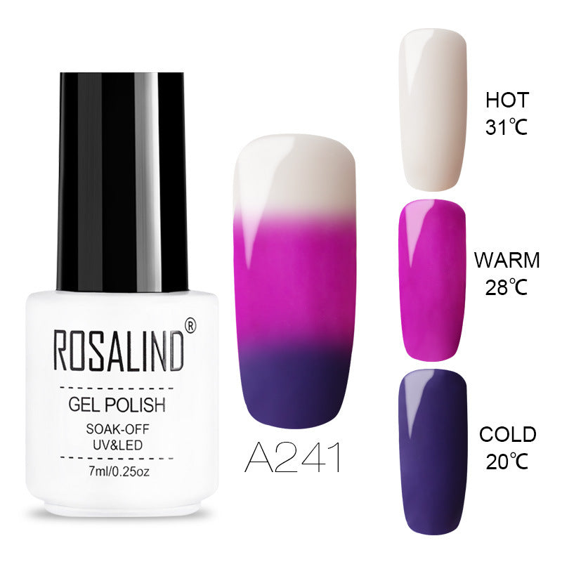 Three Color Temperature Changing Nail Gel, Removable