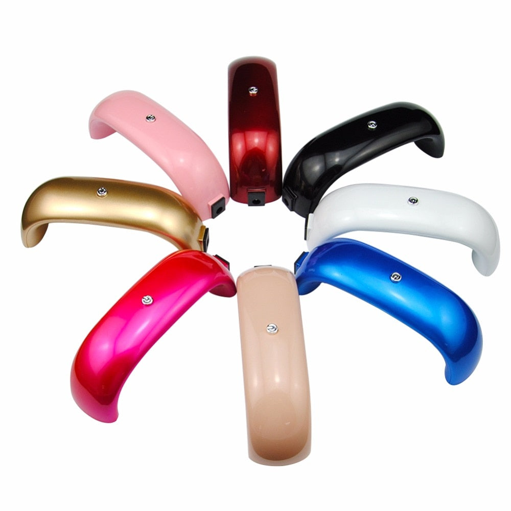 Mini Rainbow Nail Lamp with Bridge Design