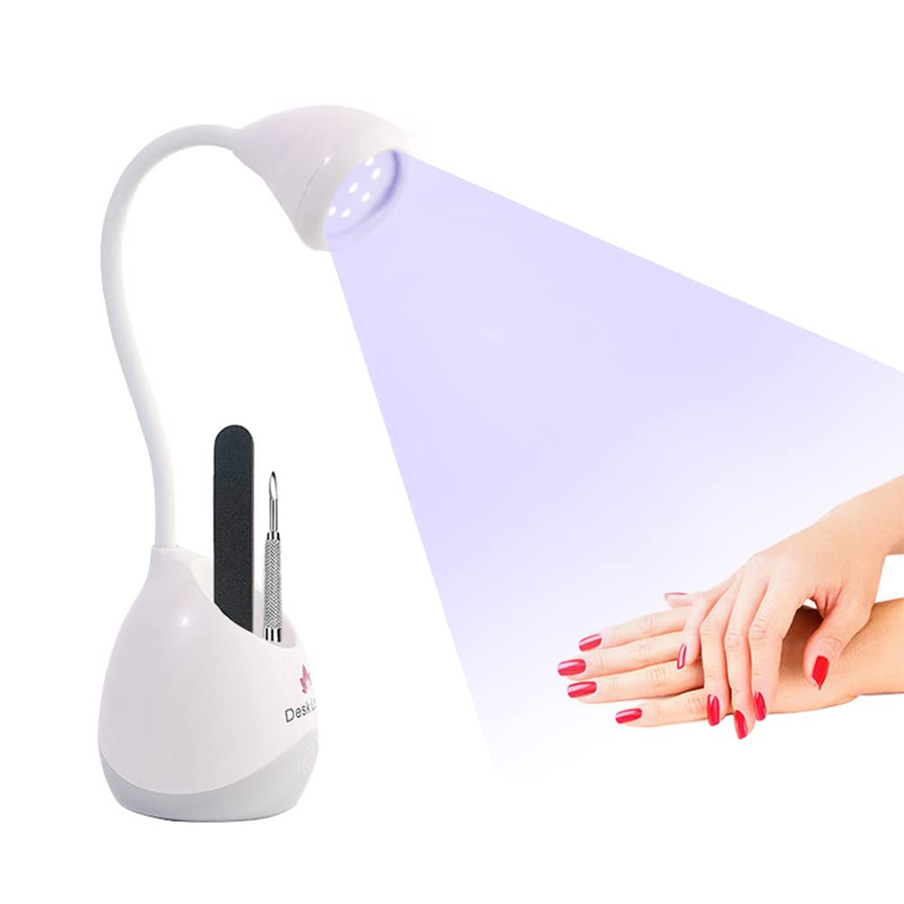 Bovmics 36W Rechargeable UV LED Nail Lamp Gooseneck UV Light Free Mini UV Light for Gel Nails