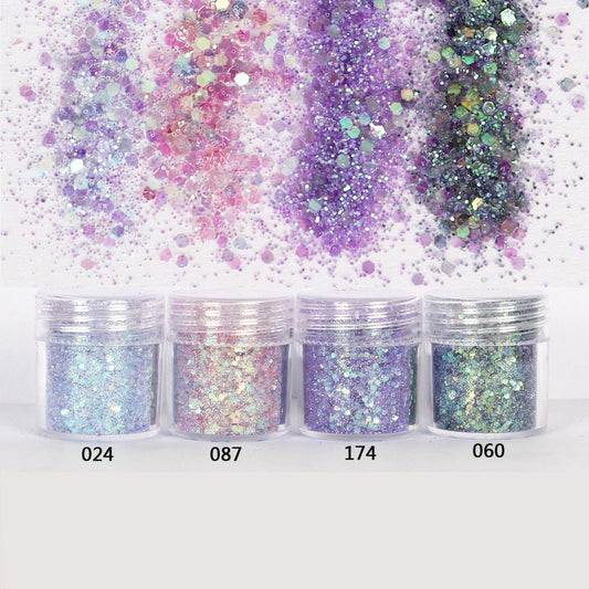 Glitter Ultrafino y Lentejuelas para Nail Art