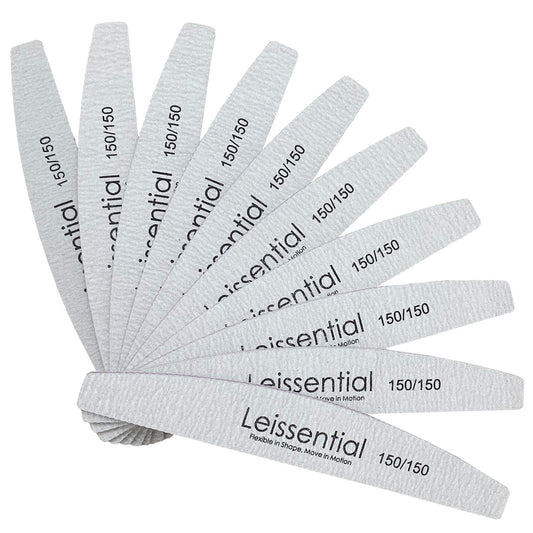 Fanzbike Nail Files and Buffer Professional Manicure Tools Kit 150 150 Grit Double Sided washable