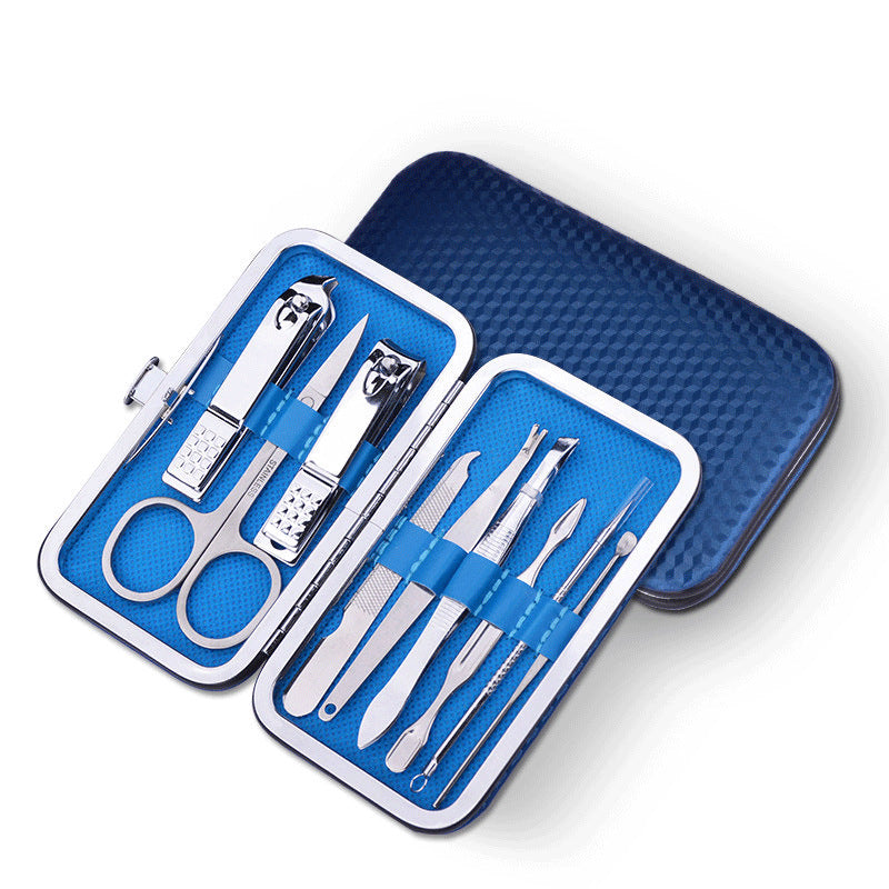 Nail Clipper Set - Stainless Steel Manicure Tools SILVER