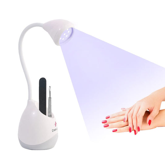 Bovmics 36W Rechargeable UV LED Nail Lamp Gooseneck UV Light Free Mini UV Light for Gel Nails